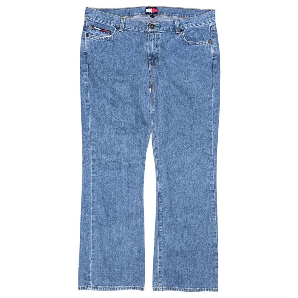 VTG Y2K Tommy Jeans Vintage Hip Jean Bootcut Denim Medium Wash Women’s 15 / 31